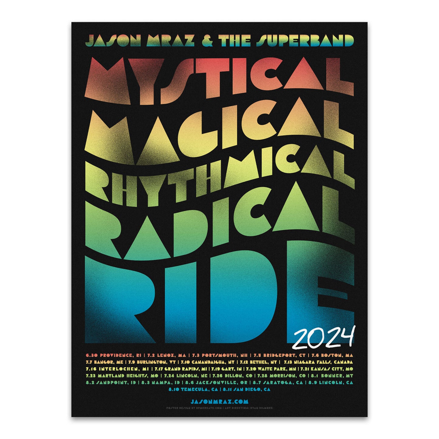 MMRRR 2024 Tour Poster [Signed]
