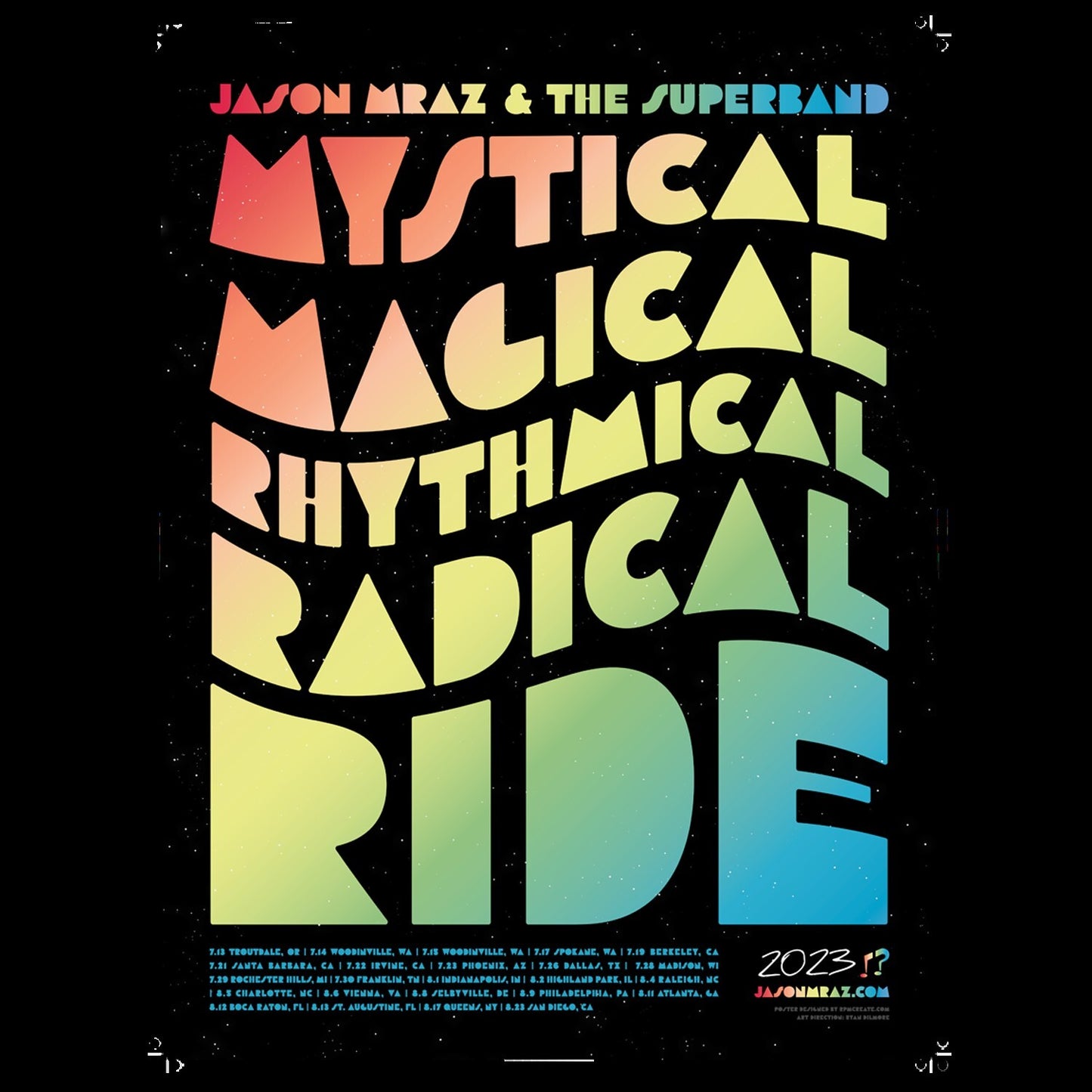 Mystical Magical Rhythmical Radical Ride Poster [Signed]