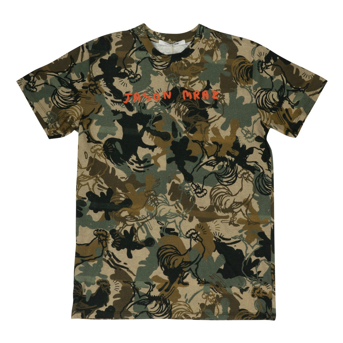 Logo Camouflage Rooster T-Shirt